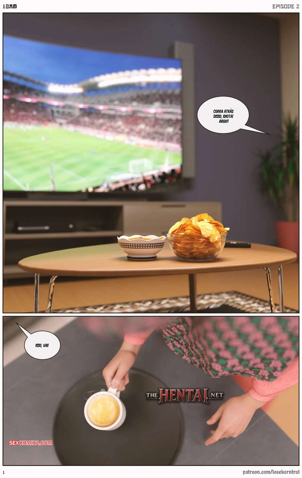 Porno comic 10 AM. Episode 2. Hijab 3DX, LoseKorntrol