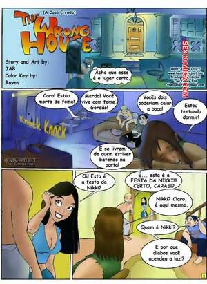 Porno comic A Casa Errada 01