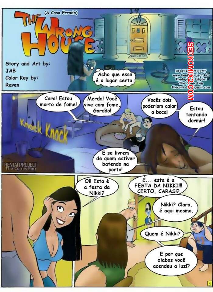 Porno comic A Casa Errada 01
