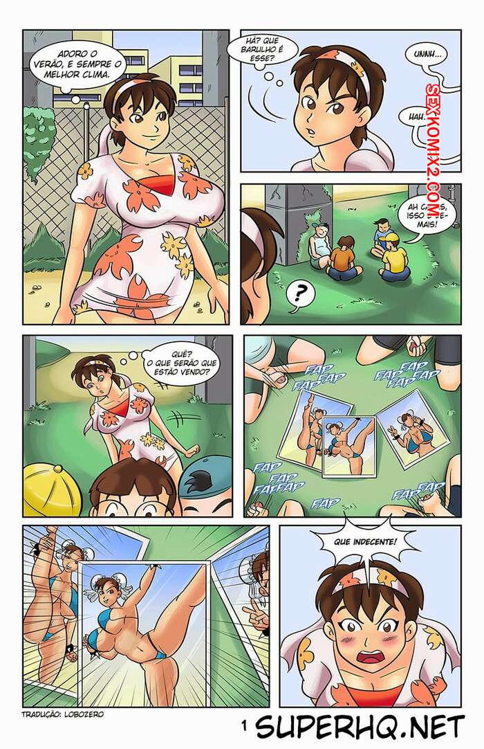 Porno comic A Milf que parece a Chun Li