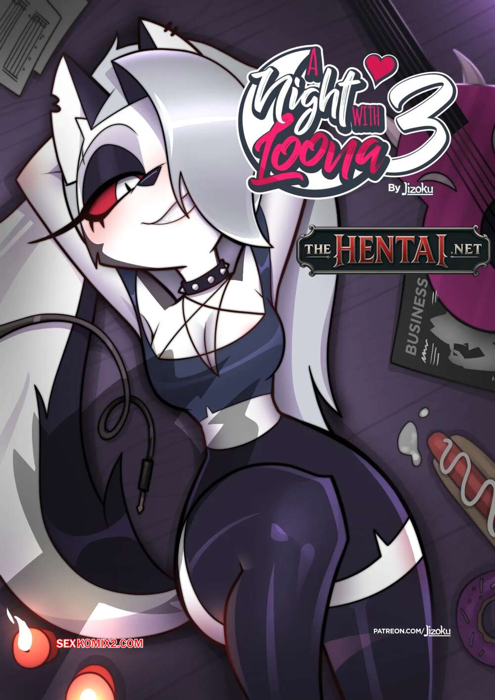 Porno comic A Night With Loona 3. Jizoku