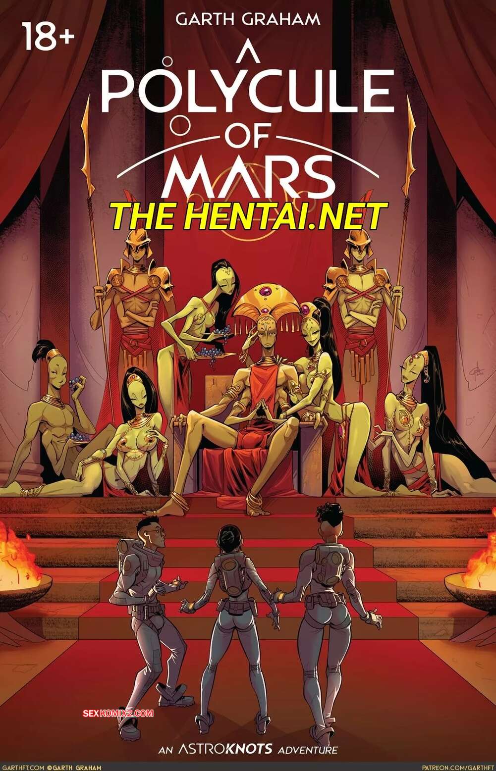 Porno comic A Polycule of Mars. Garth Graham, TemporalWolf