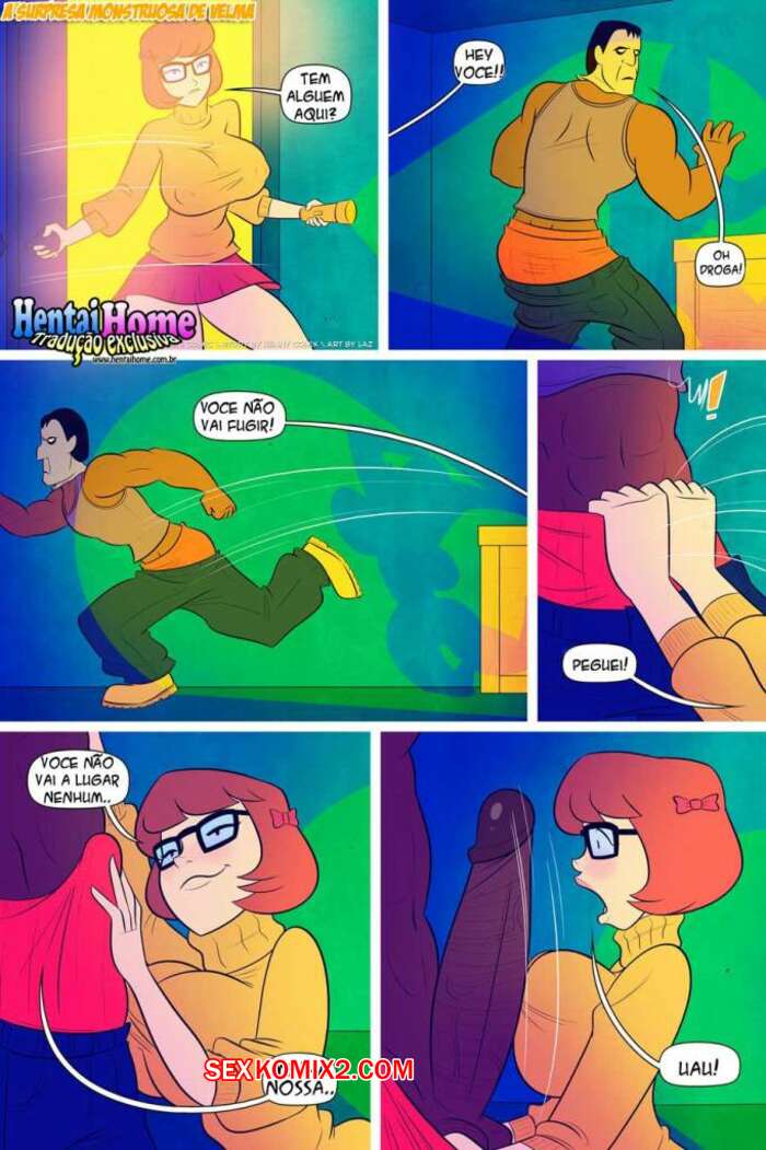 Porno comic A surpresa monstruosa de Velma