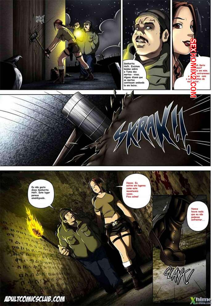 Porno comic Adventures of Sara Hoft. Melkormancin