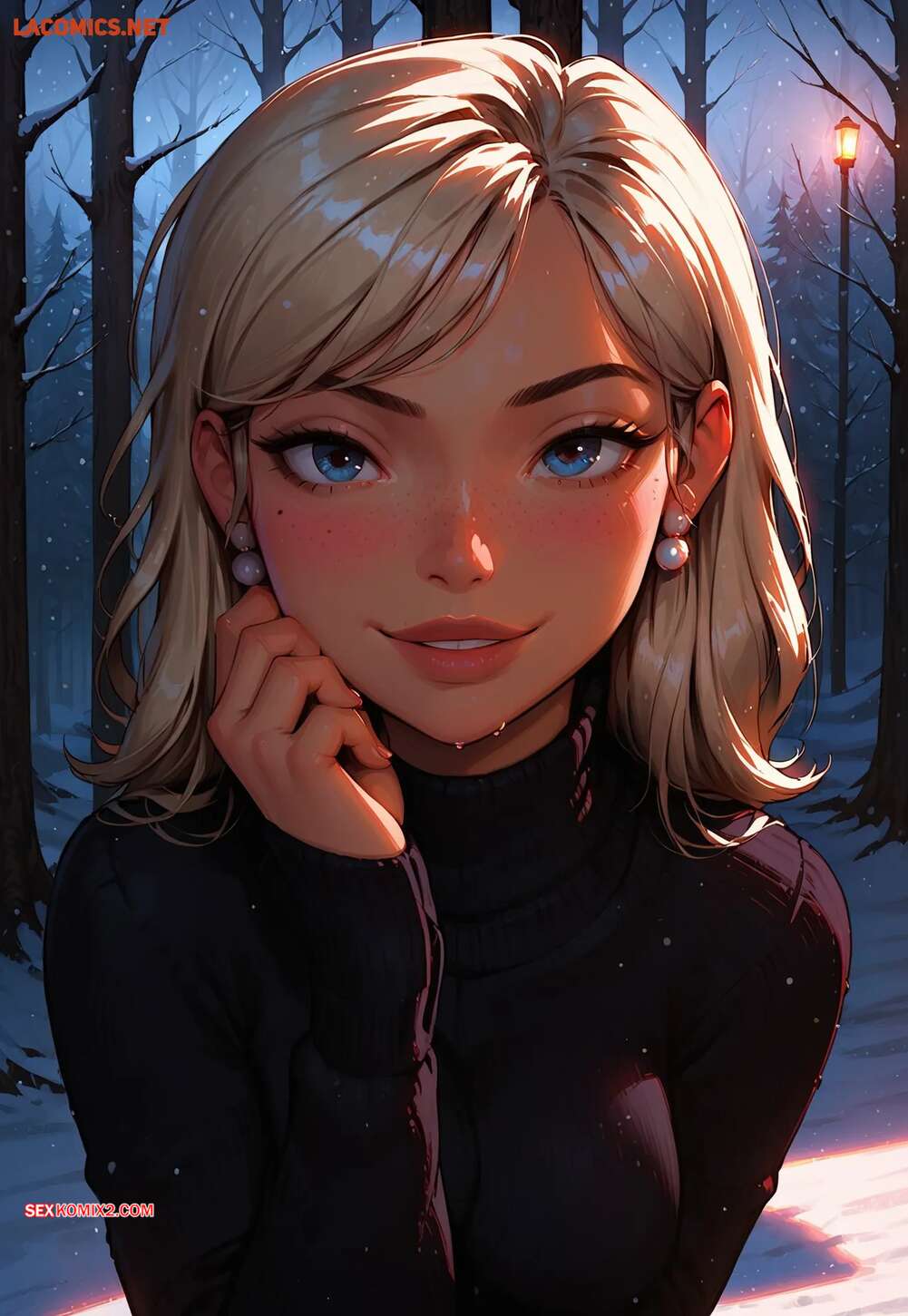 Porno comic Agent K Operation Frostbite. BBC. LowFireStudios