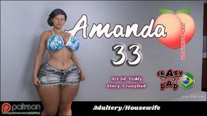 Porno comic Amanda. Parte 33. CrazyDad3D