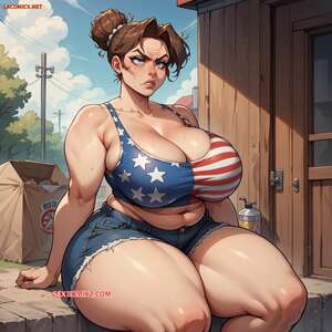 Porno comic American Flag Bikini. SuperSkank88