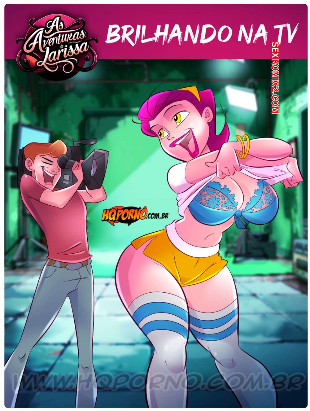 Porno comic As aventuras de Larissa. Parte 3. HQPorno