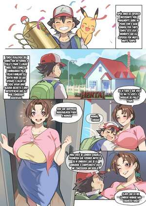 Porno comic Ash and Delia. MoomooDairy