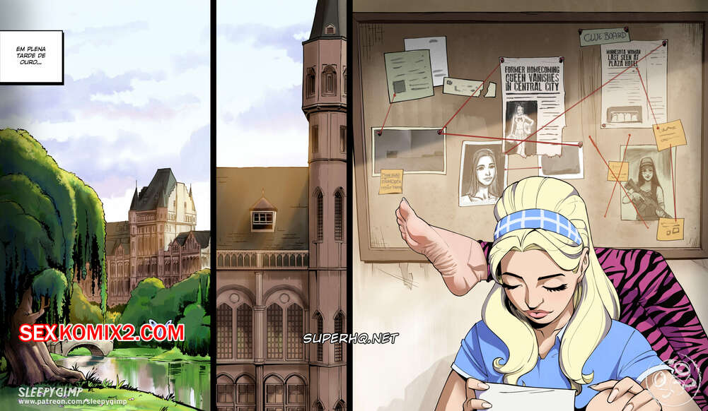 Porno comic Através do Espelho