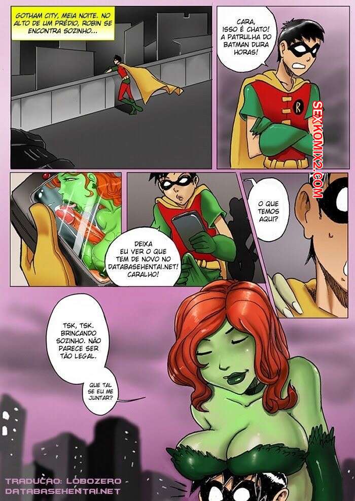 Porno comic Batman. Gotham Nights