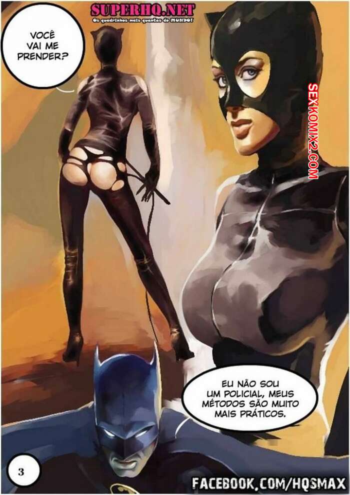 ✅️ Porno comic Batman comendo a Mulher Gato sex comic MulherGato  