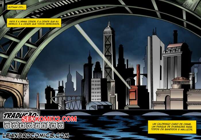 Porno comic Batman e Mulher Gato noite de prazer