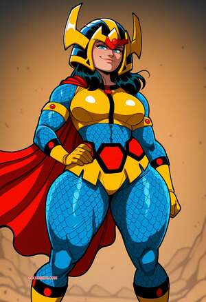 Porno comic Big Barda. Floxin