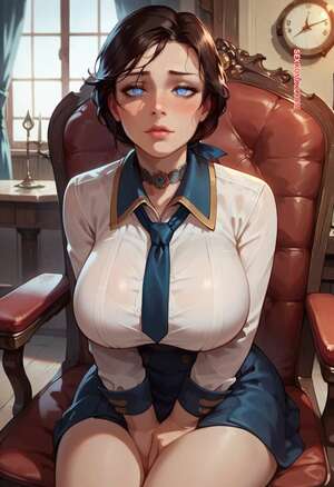 Porno comic BioShock. Elizabeth Comstock. SenzoAI