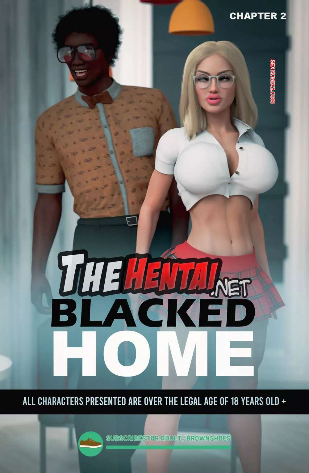 Porno comic Blacked Home 2. Brown Shoes