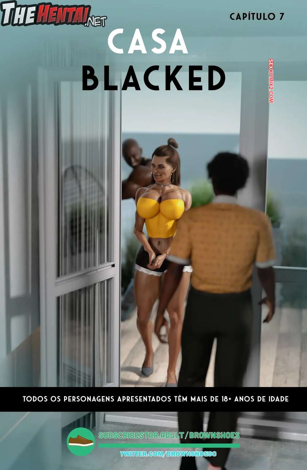 Porno comic Blacked Home 7. Brown Shoes