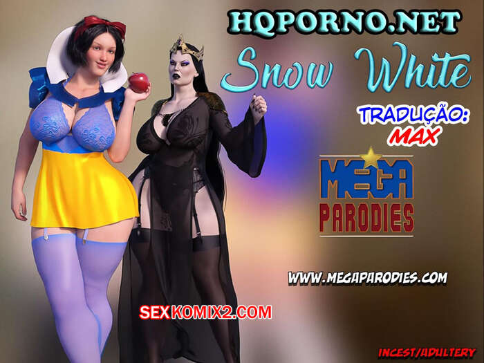 Porno comic Branca de Neve. Trepando com papai