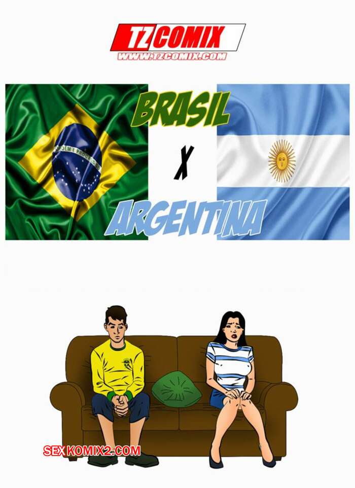 Porno comic Brasil x Argentina. HQPornoTZComiX