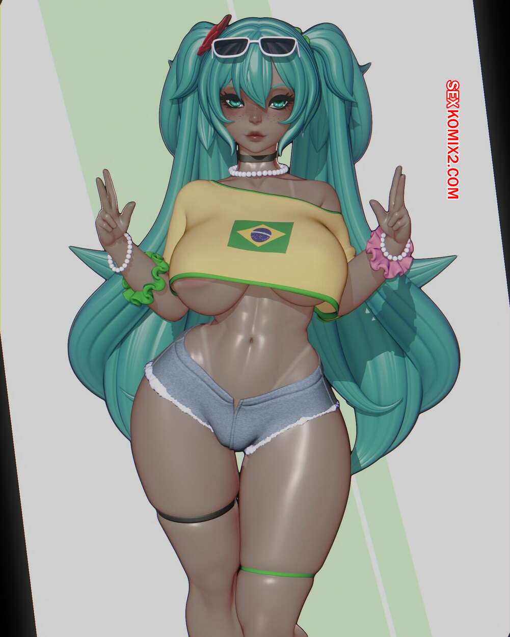 Porno comic Brazilian Miku. Rushzilla