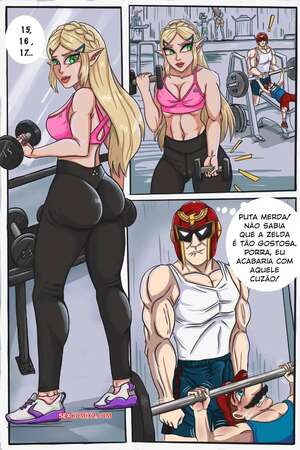 Porno comic Captain Falcon x Princess Zelda. Jannet01