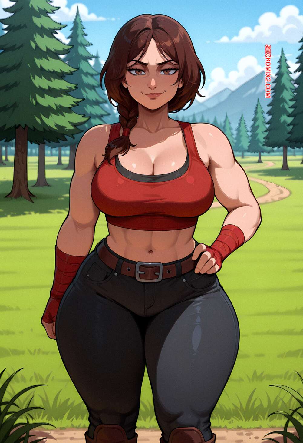 Porno comic Caveira x BBC. Floxin