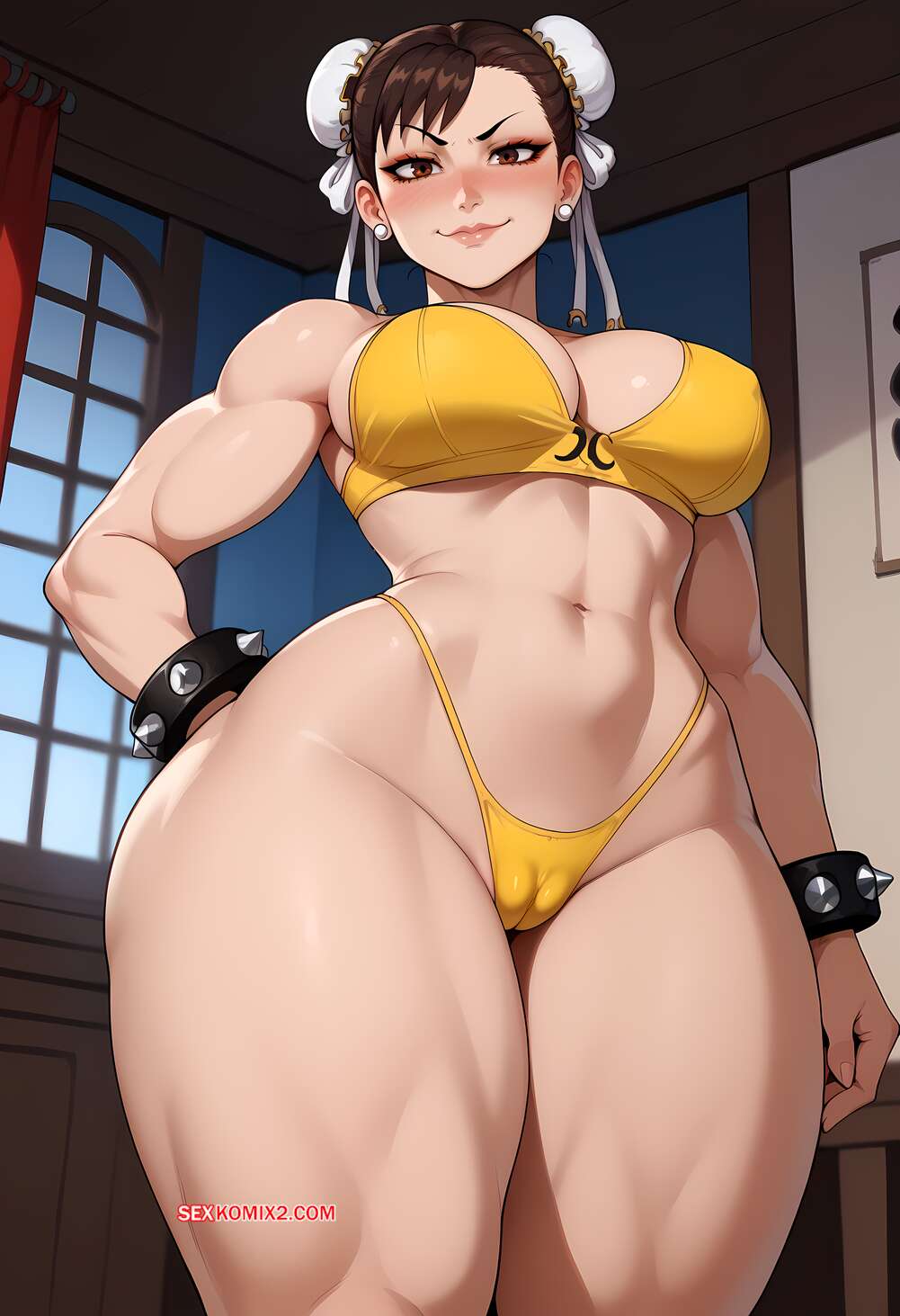 Porno comic Chun Li x BBC 2. Floxin