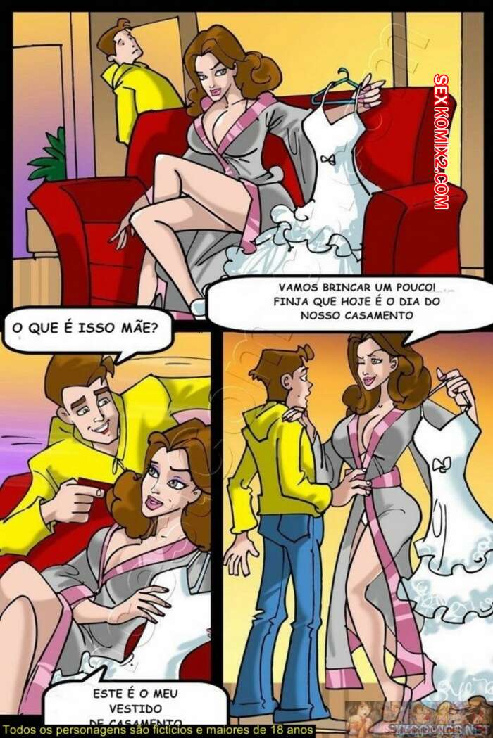 Porno comic Comi Mamãe vestida de Noiva