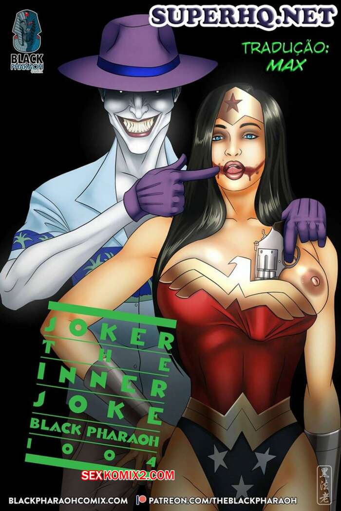 Porno comic Coringa e Arlequina fodem Mulher Maravilha a força
