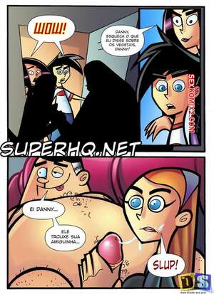 Porno comic Danny Phantom. Suruba em família Porno comic Danny Phantom. Suruba em família