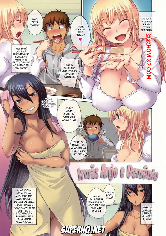 Porno comic Demon  Angel Sisters
