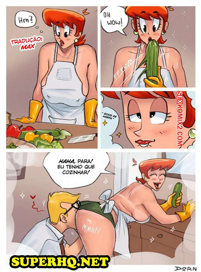 Porno comic Dexters mum