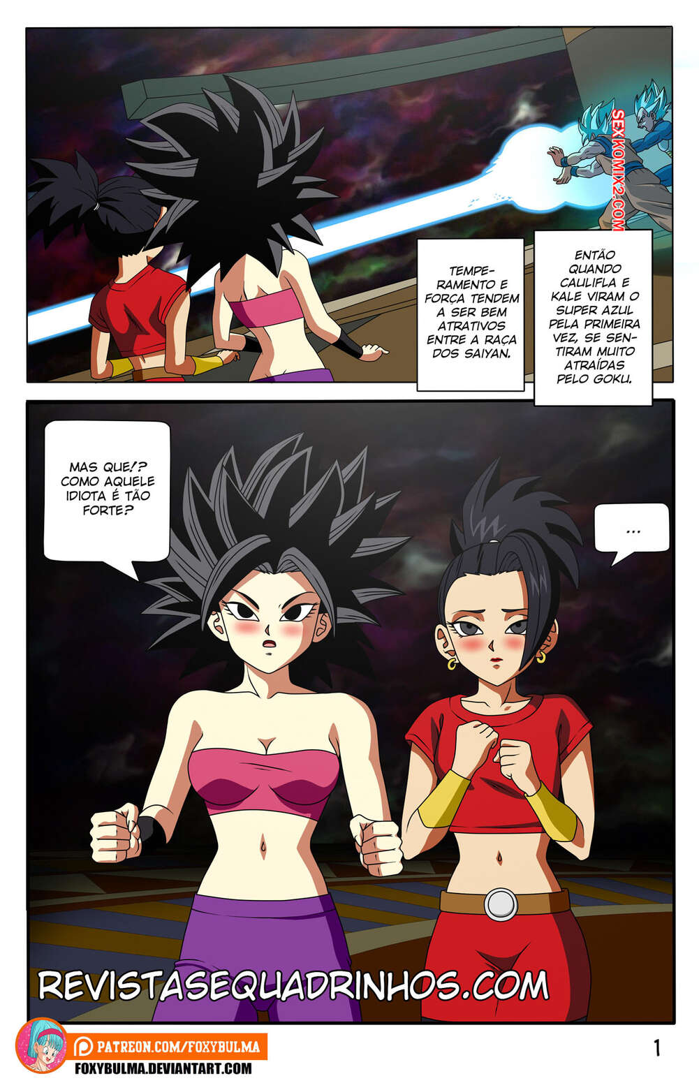 Porno comic Dragon Ball Super. Saiyan Love. Foxybulma