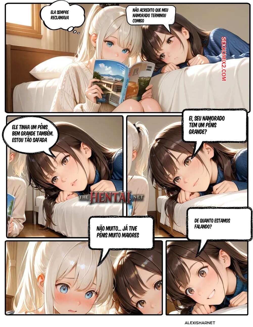 Porno comic Emma Liam. Tri Curious. Alexisharnet