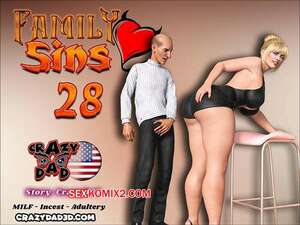 Porno comic Family Sins 28. Crazy Dad Porno comic Family Sins 28. Crazy Dad