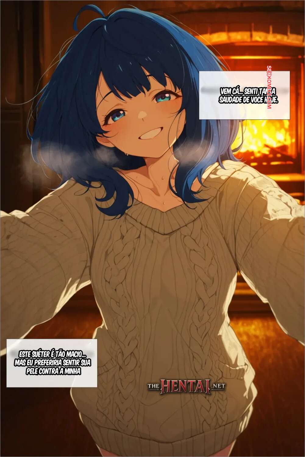Porno comic Fireside Affection. Nyxystyle