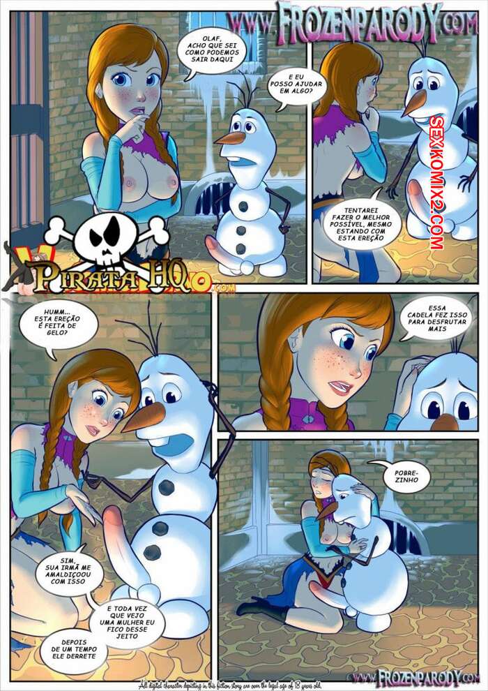 Porno comic Frozen uma Paródia Pornô 3