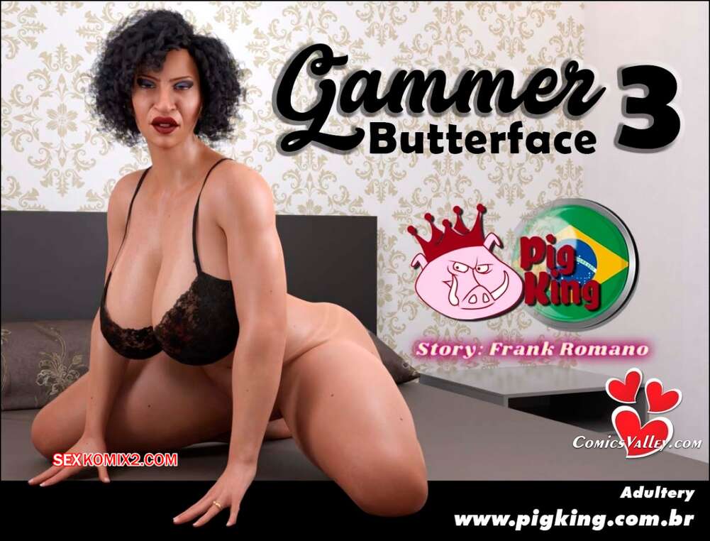 Porno comic Gammer Butterface. Parte 3. PigKing