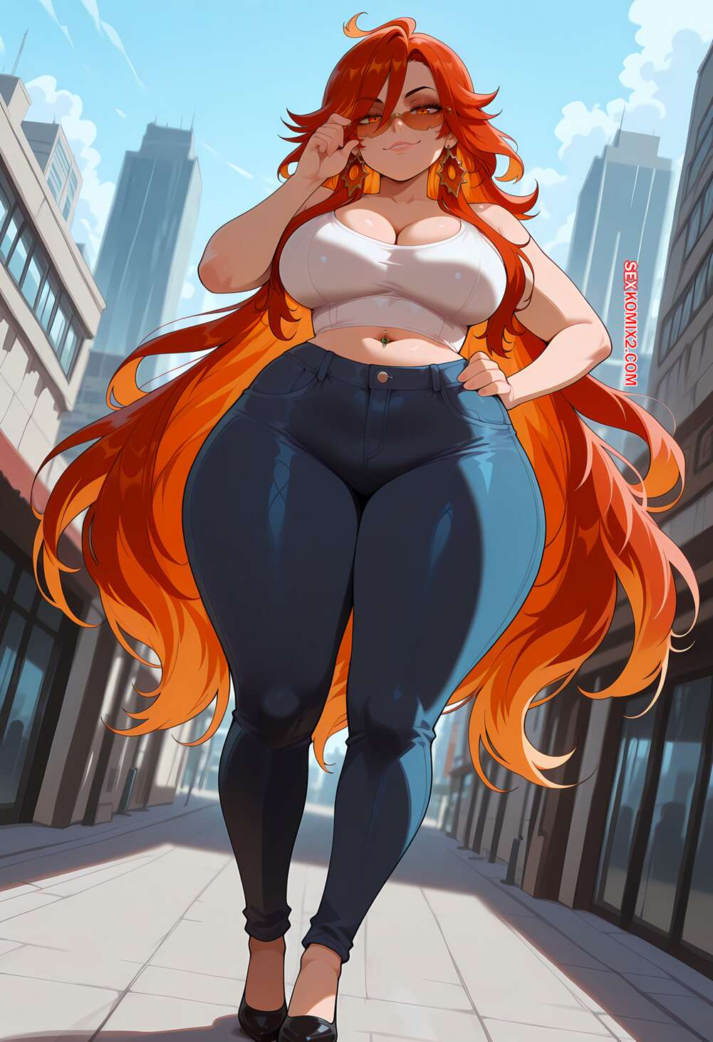 Porno comic Genshin Impact. Mavuika x BBC. Floxin