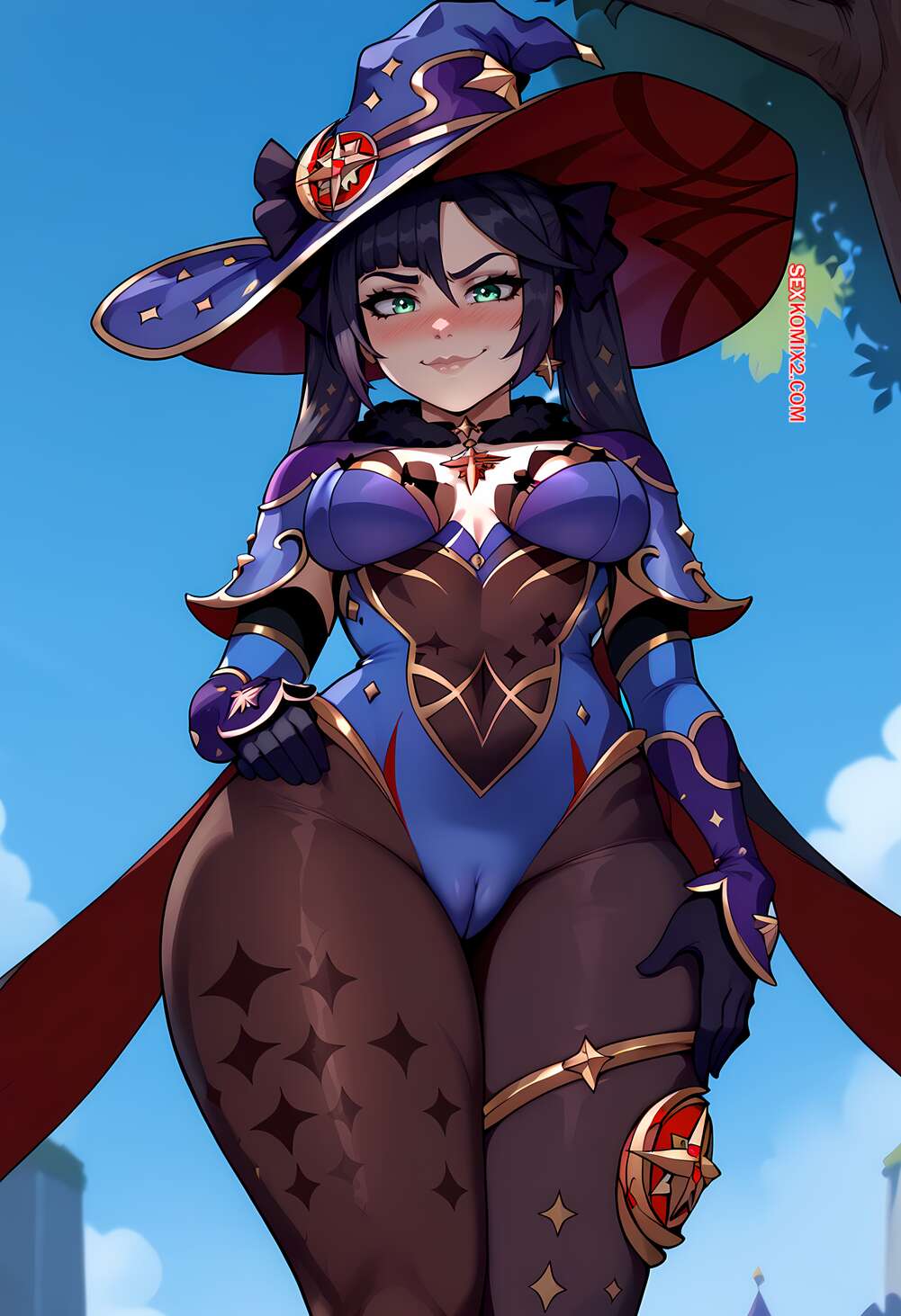 Porno comic Genshin Impact. Mona x BBC. Floxin