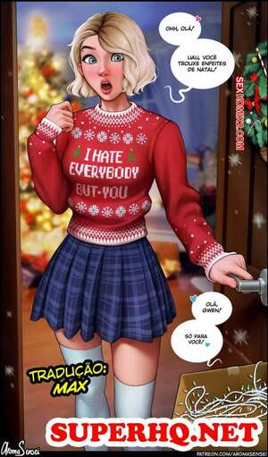 Porno comic Gwen sexo na noite de natal Porno comic Gwen sexo na noite de natal