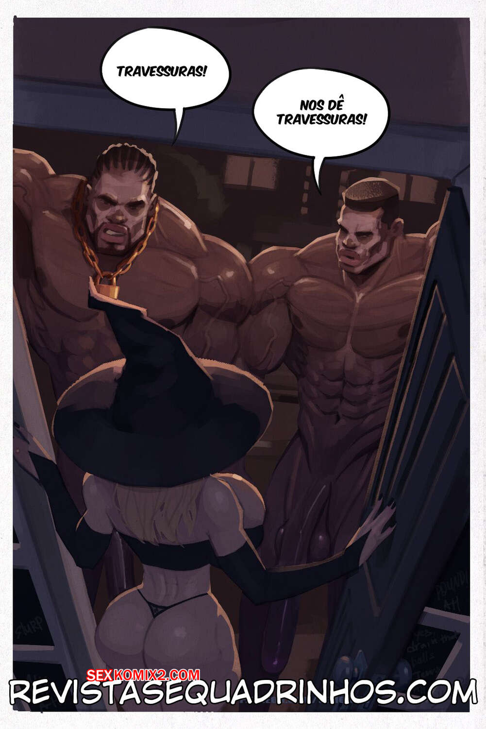 Porno comic Halloween. Temogam