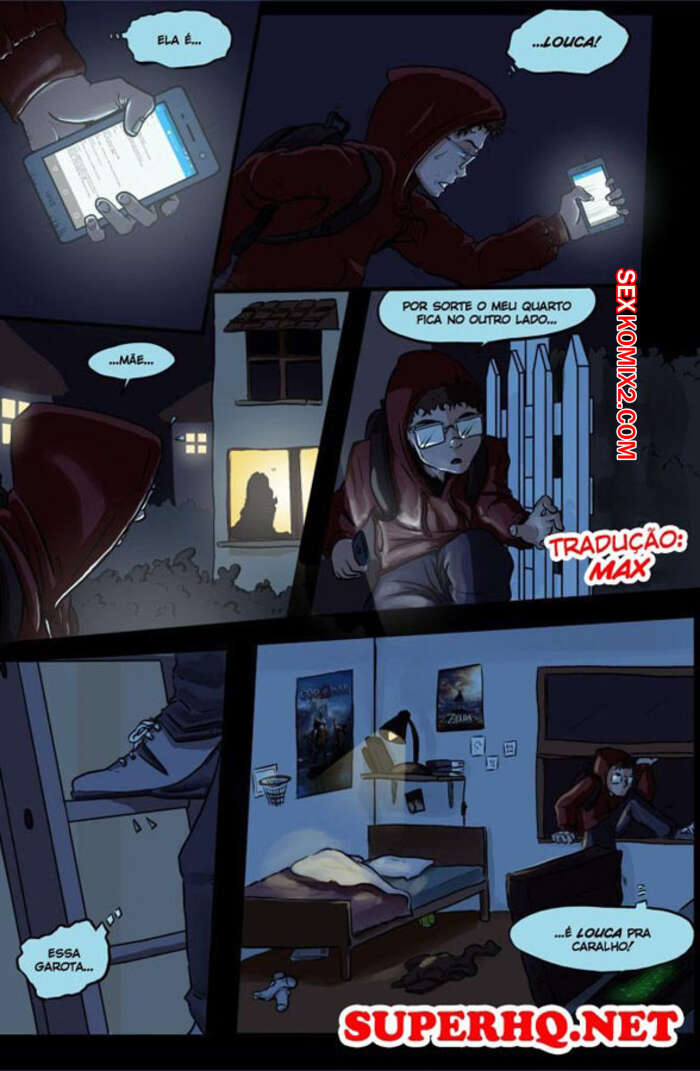 Porno comic Hannah. Uma babá safada