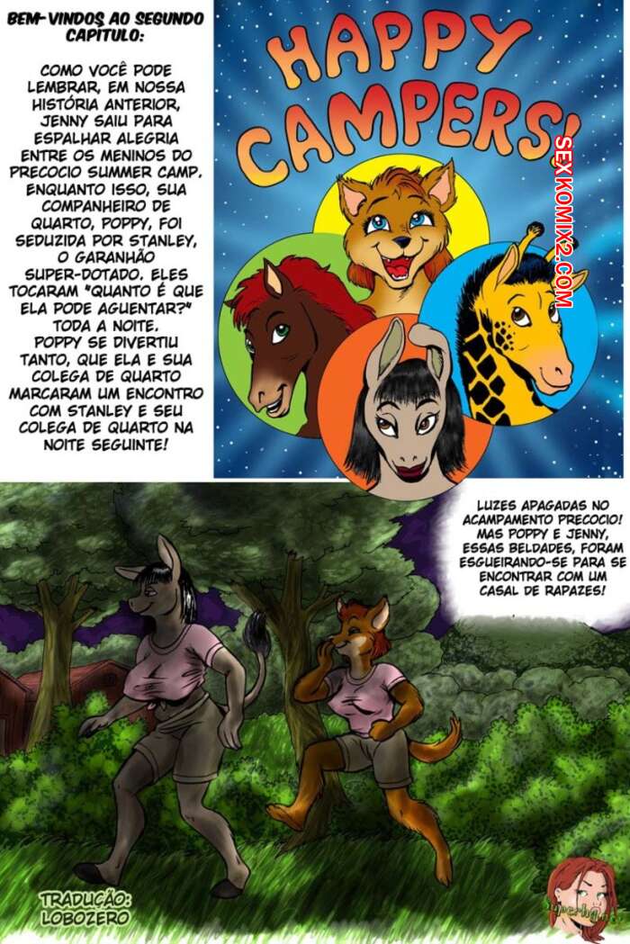 Porno comic Happy Campers