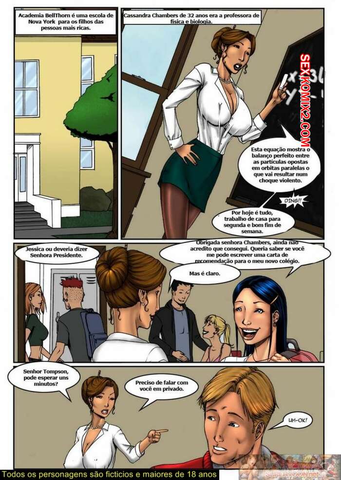 Porno comic Hard Lesson 1