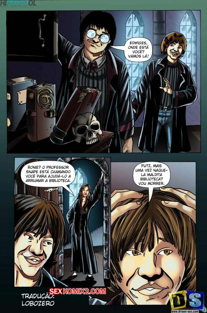 Porno comic Harry Potter Comendo o Cu da Hermione