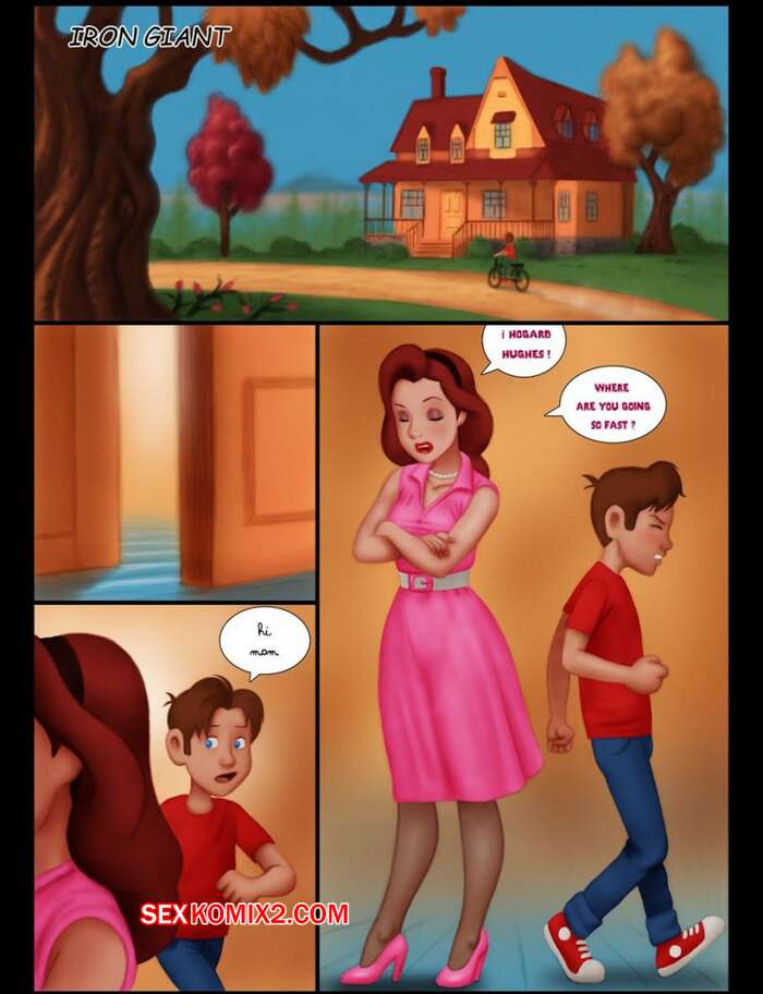 Porno comic Iron Giant.