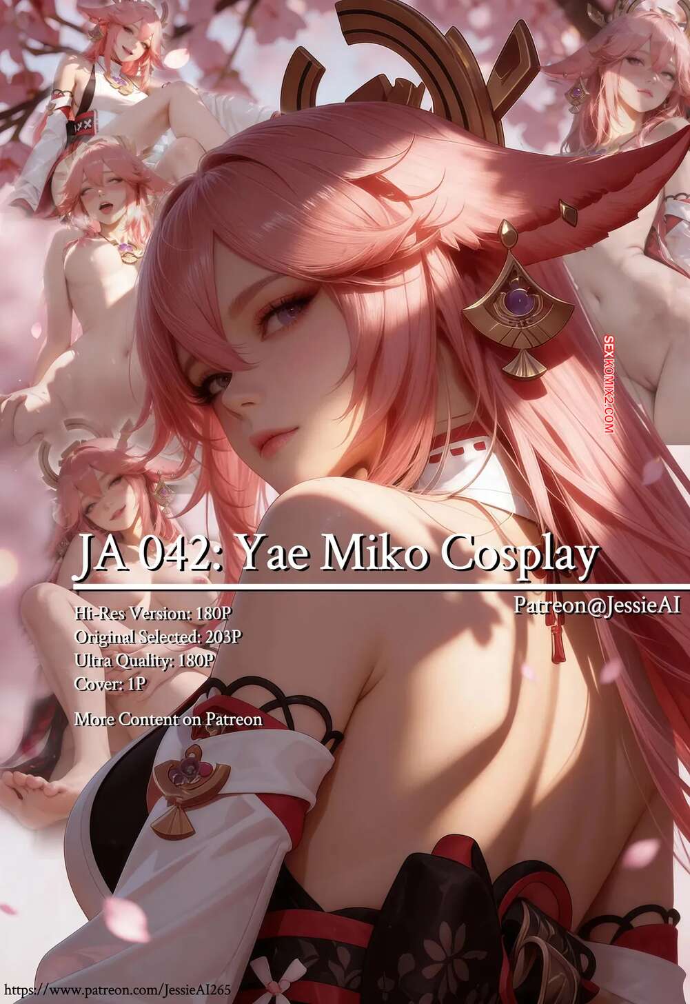 Porno comic JA043. Yae Miko Cosplay. Jessie AI