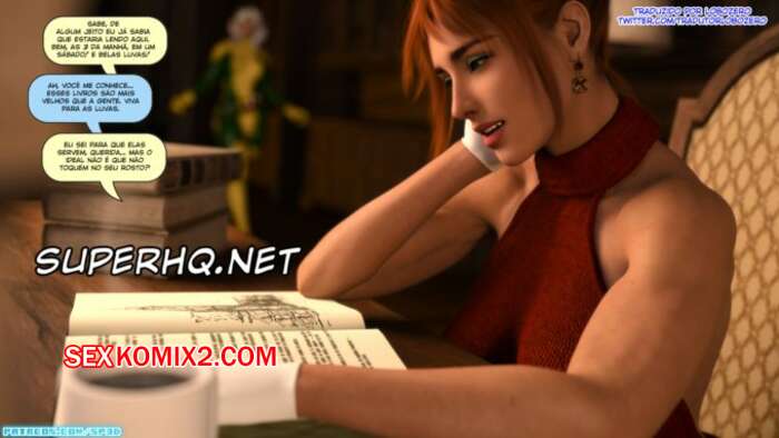 Porno comic Jean e Vampira heroínas pauzudas