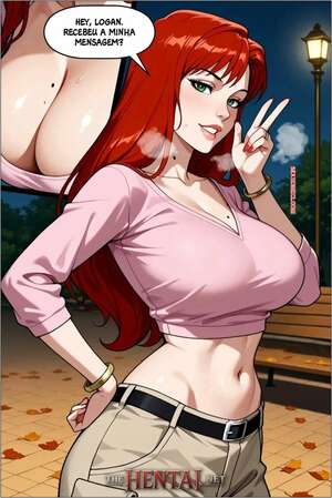 Porno comic Jean Grey Fucks Logan To Get Back At Scott
